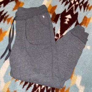 Gray Jogger Sweatpants W/ Pockets